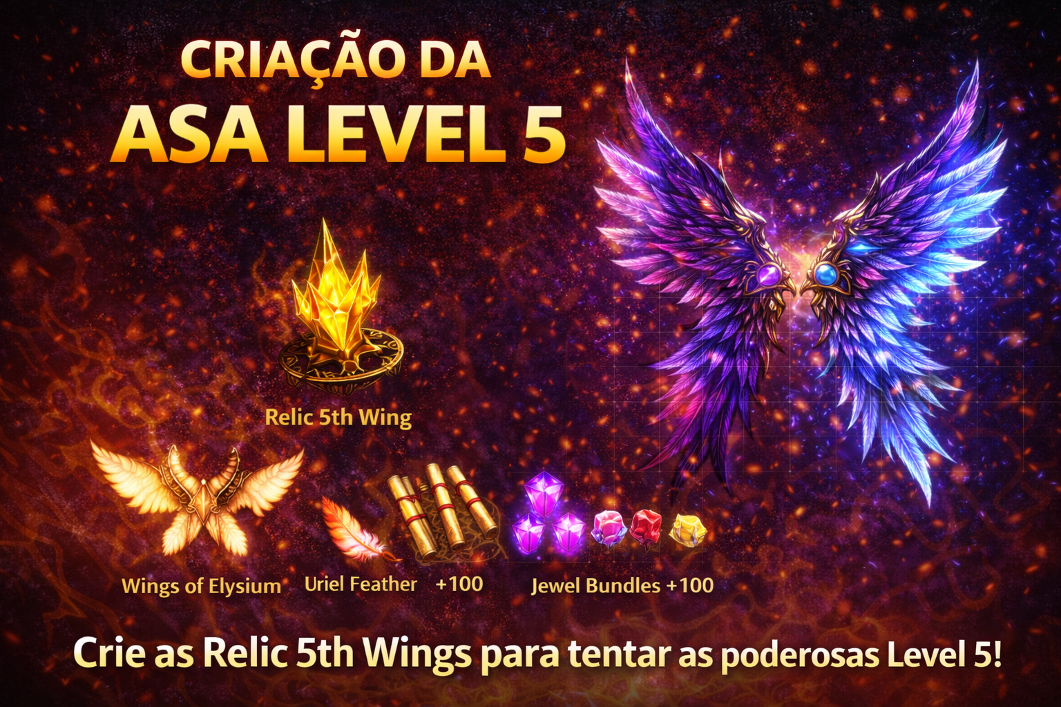 CRIAÇÃO DA ASA LEVEL 5 