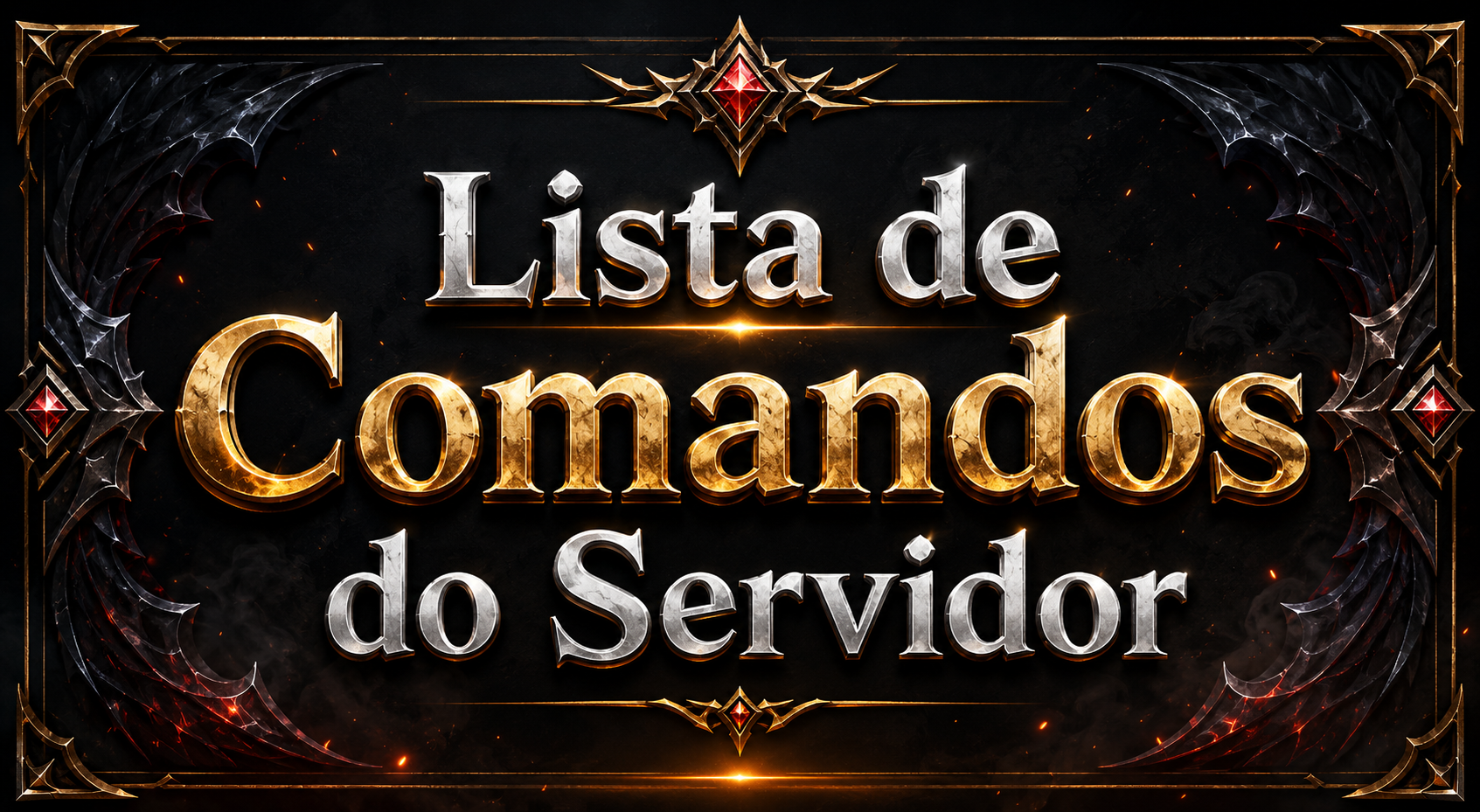 Lista de Comandos do Servidor