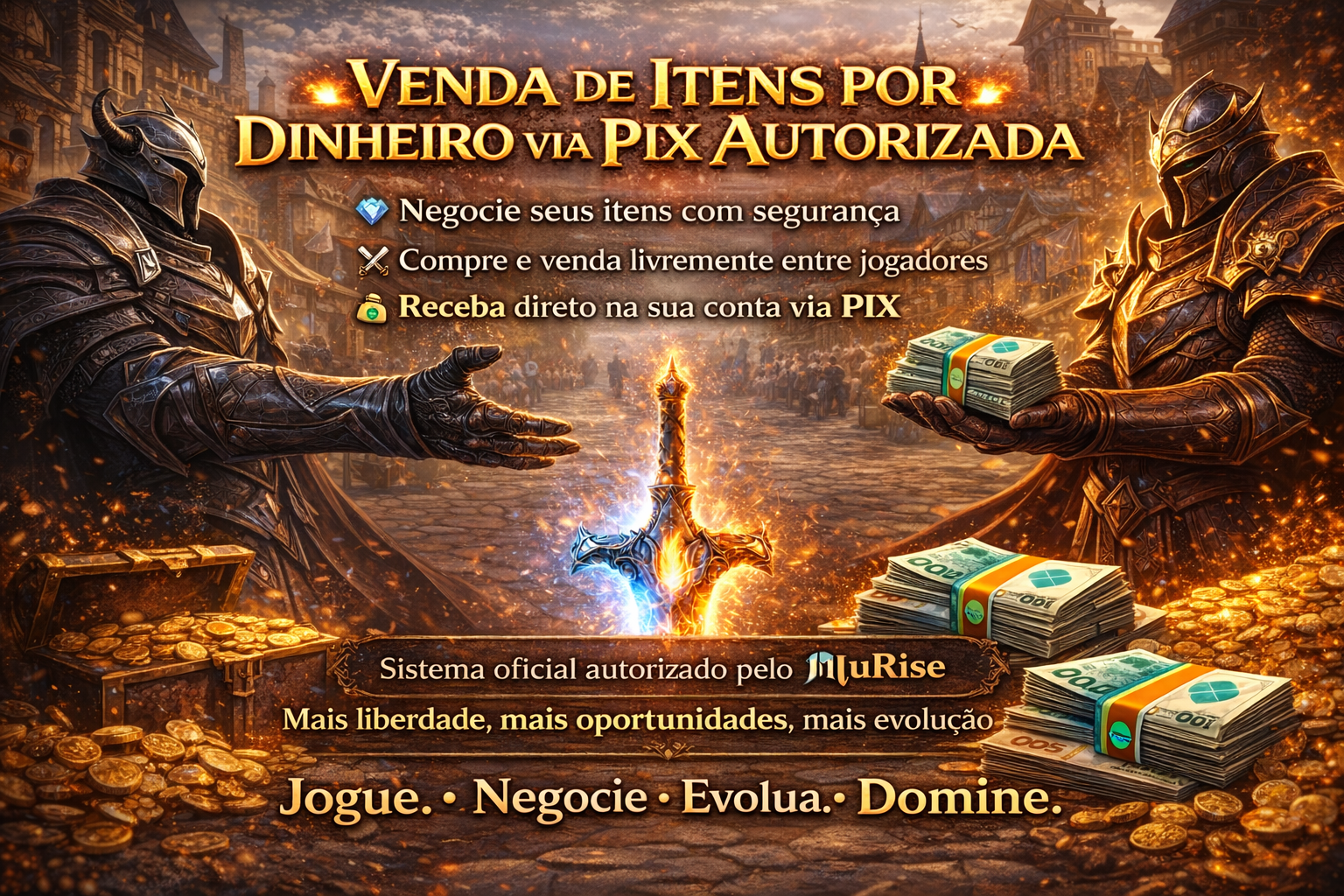 Venda no pix permitida